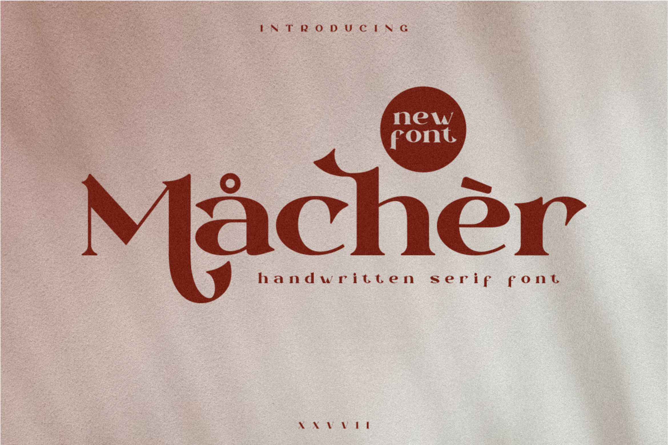 Macher Font