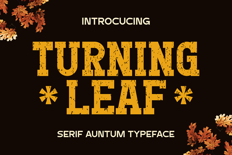 Turning Leaves Font