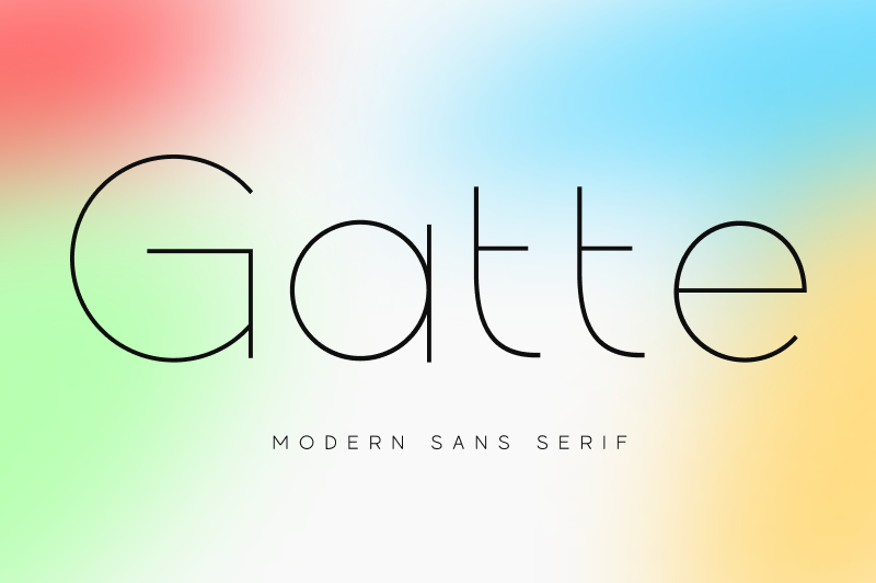 Gatte Modern Font