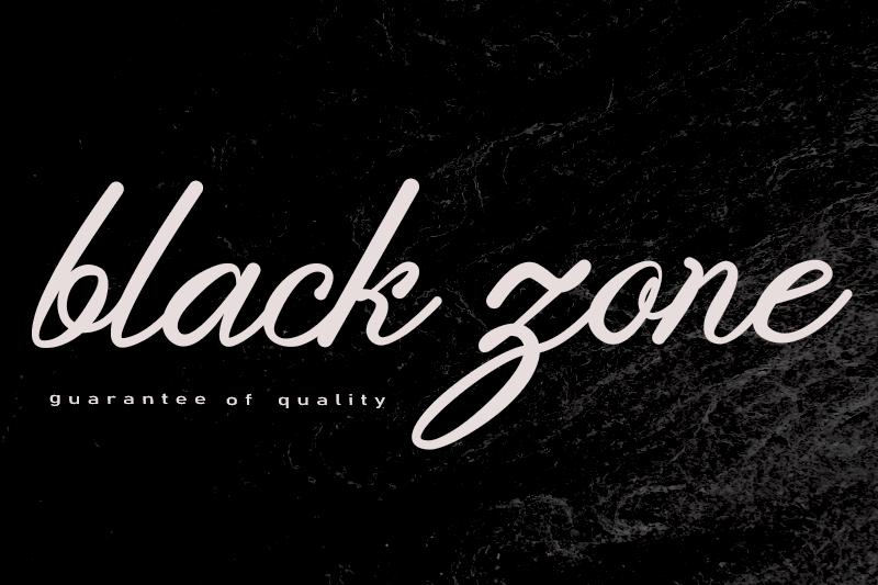 Black Zone Font