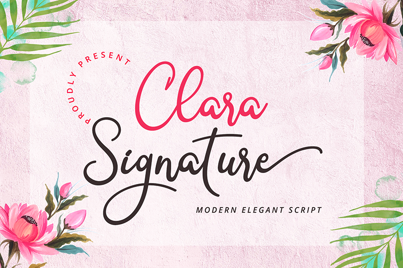 Clara Signature Font