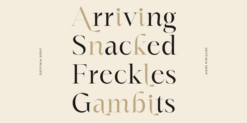 Deffinia Font