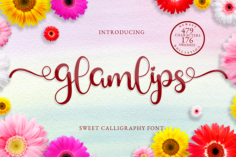 Glamlips Font