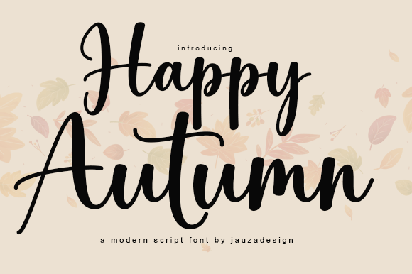 Happy Autumn Font