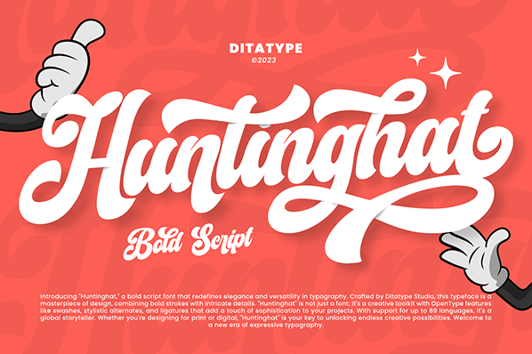 Huntinghat Font