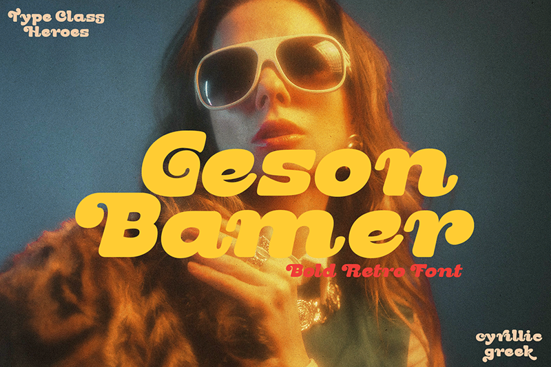Geson Bamer Font