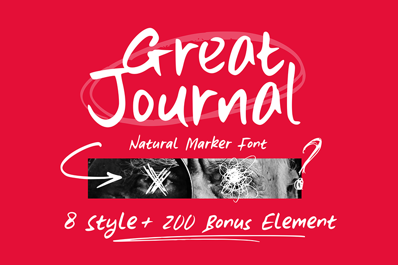 Great Journal Font