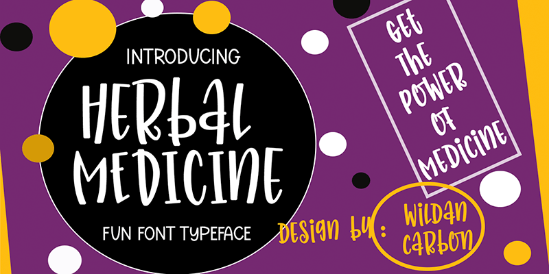 Herbal Medicine Font