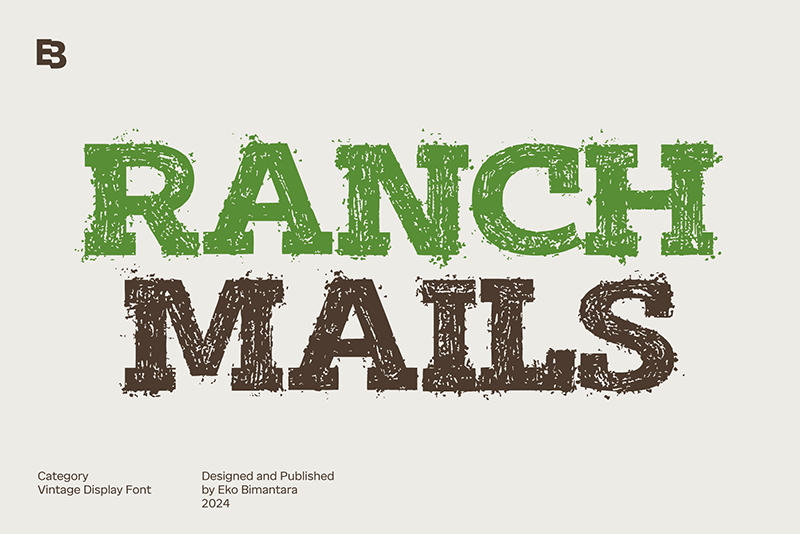 Ranch Mails Font