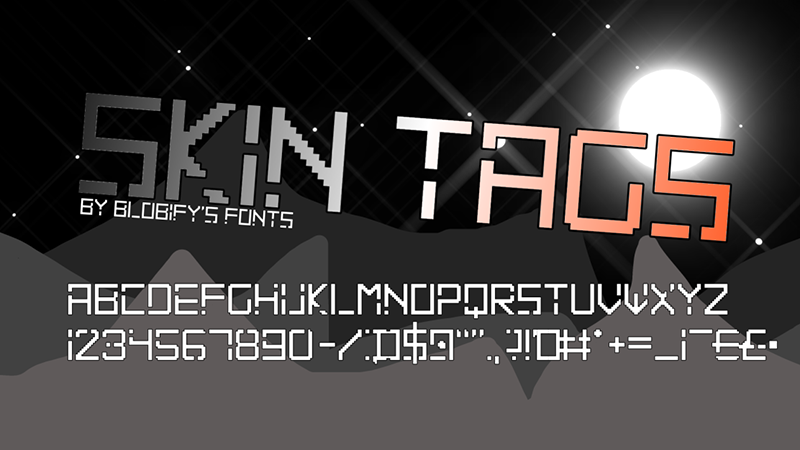 Skin Tags Font