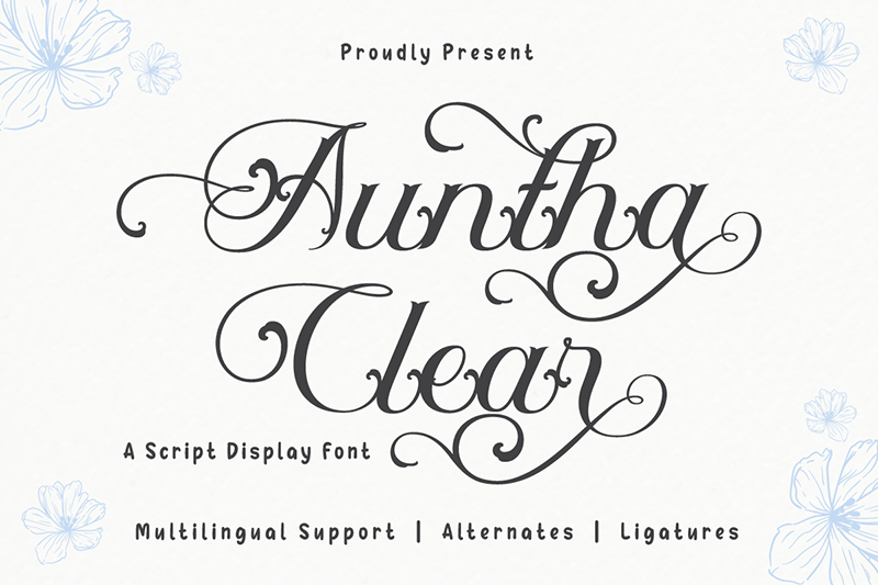 Auntha Clear Font