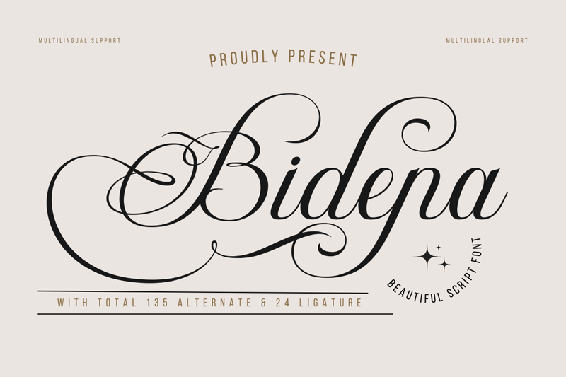 Bidena Font