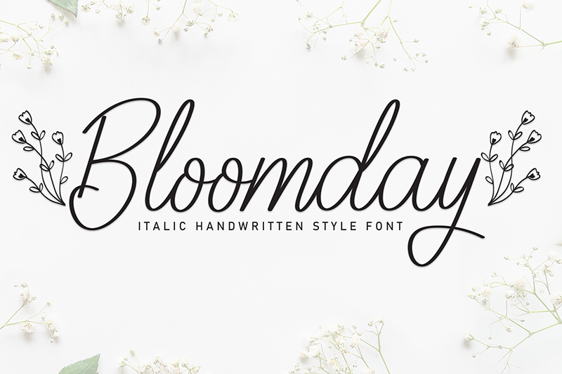 Bloomday Font
