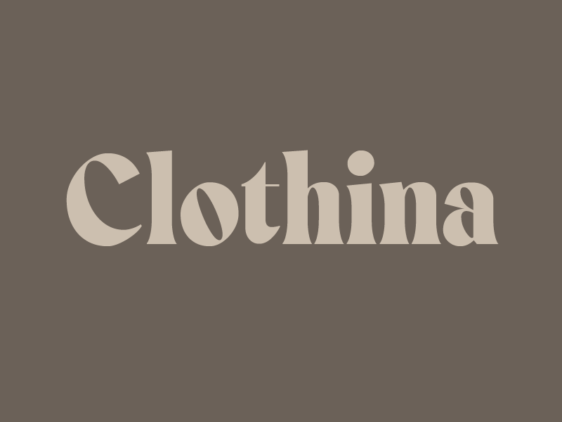 Clothina Font