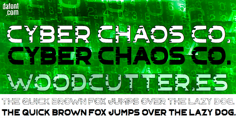 Cyber Chaos co Font