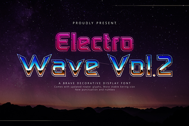 Electro Wave Vol.2 Font