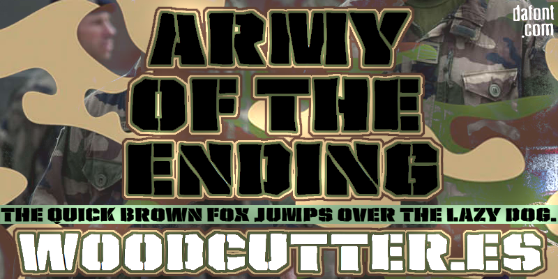 Army of the Ending Font