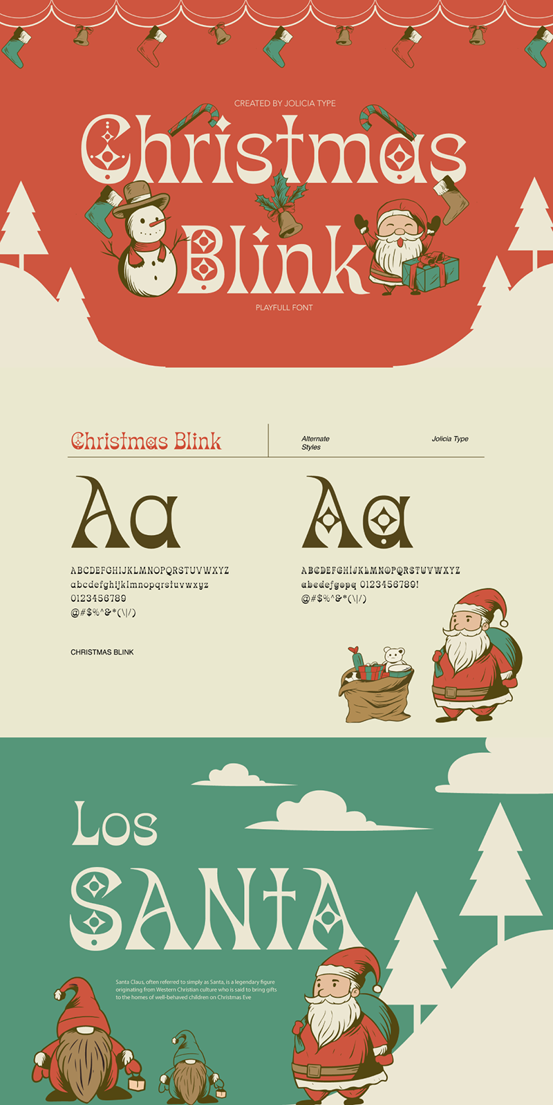 Christmas Blink Font