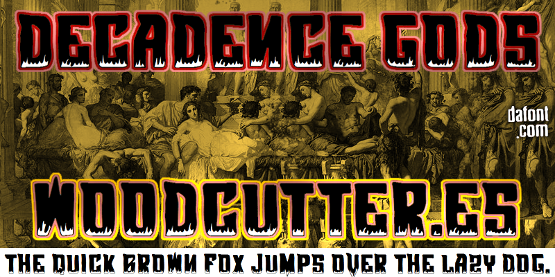 Decadence Gods Font