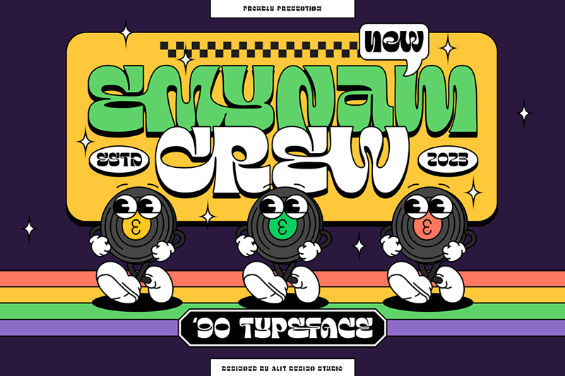 Emynam Crew Font