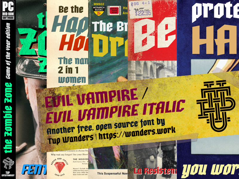 Evil Vampire Font