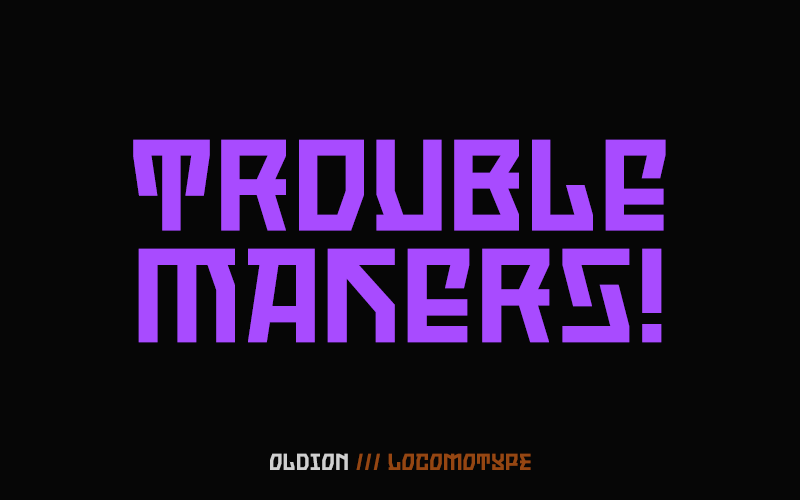 Oldion Font