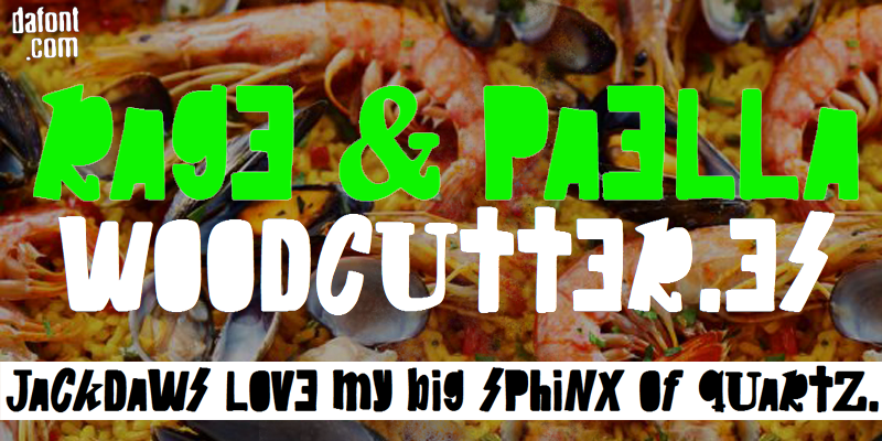 Rage & Paella Font