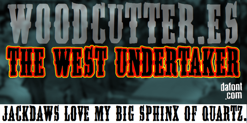 The West Undertaker Font