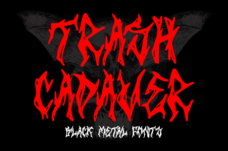 Trash Cadaver Font