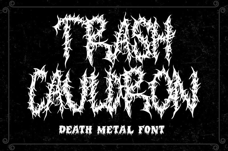 Trash Cauldron Font