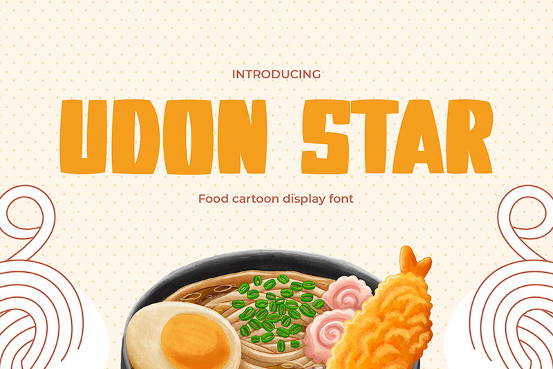 Udon Star Font