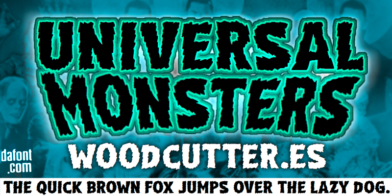 Universal Monsters Font