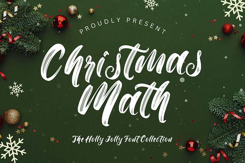 Christmas Math Font