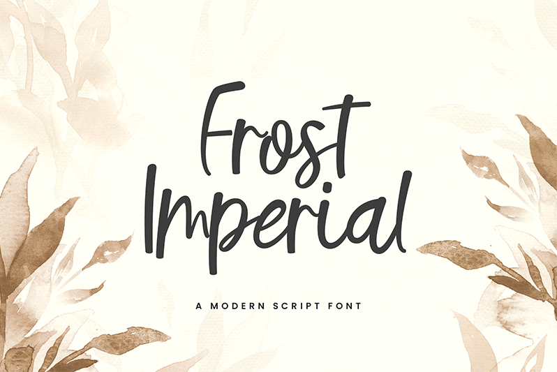 Frost Imperial Font