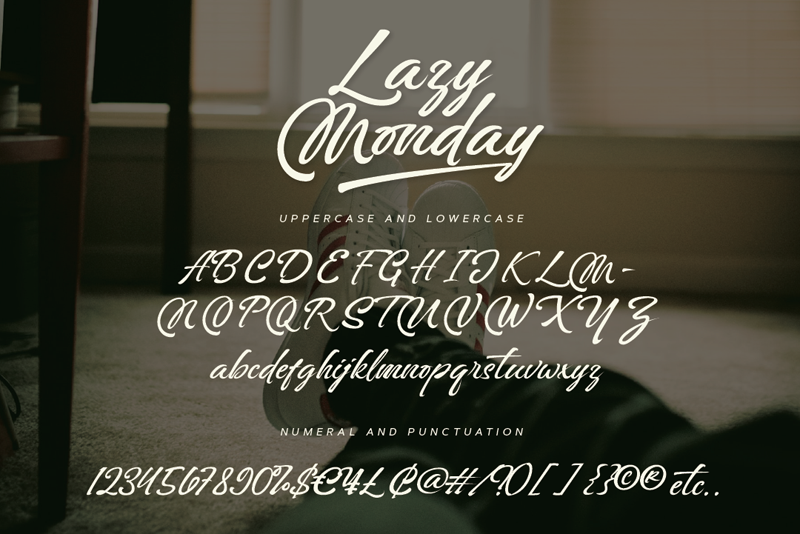 Lazy Monday Font