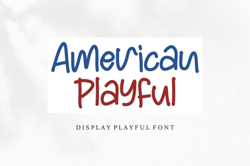 American Playful Font