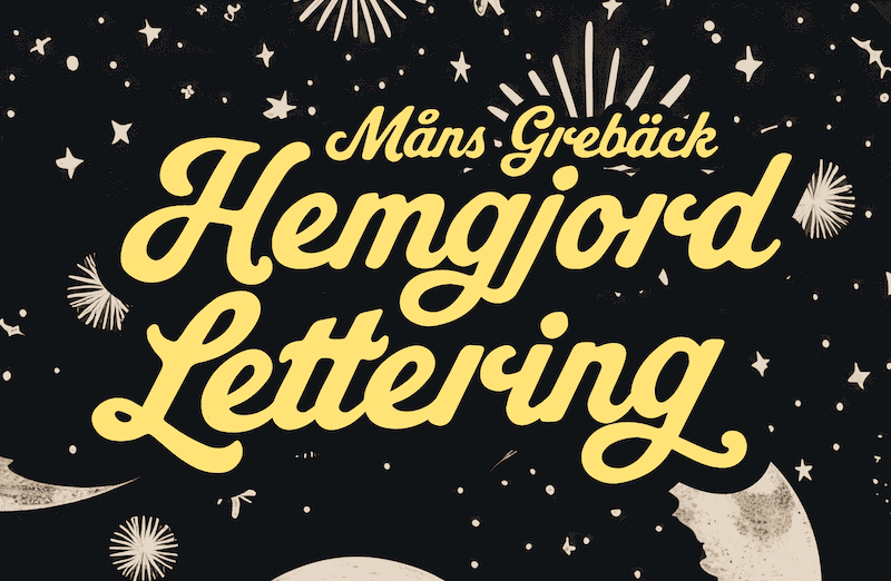 Hemgjord Lettering Font