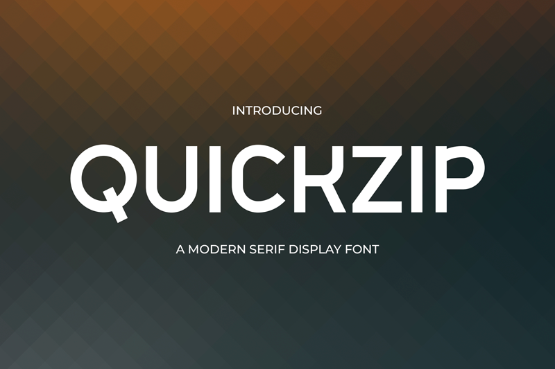 Quickzip Font
