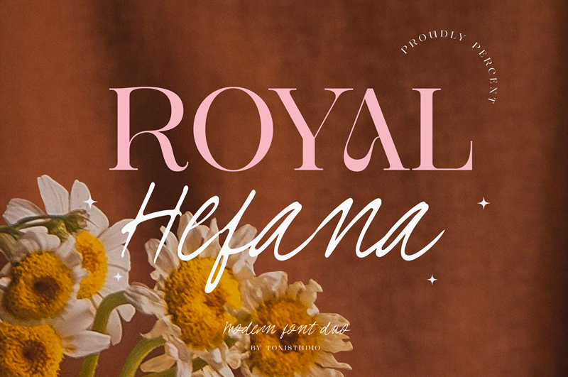 Royal Hefana Script Font