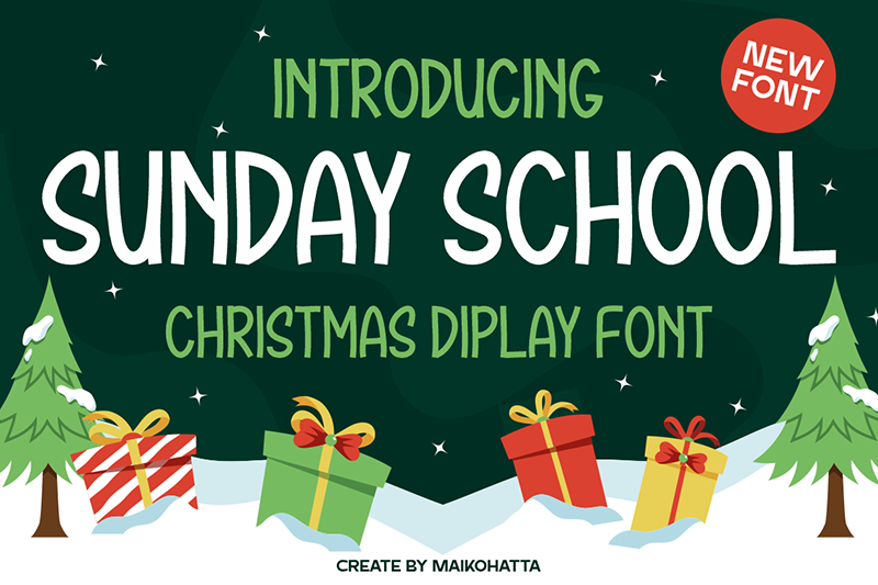 Sunday School Font