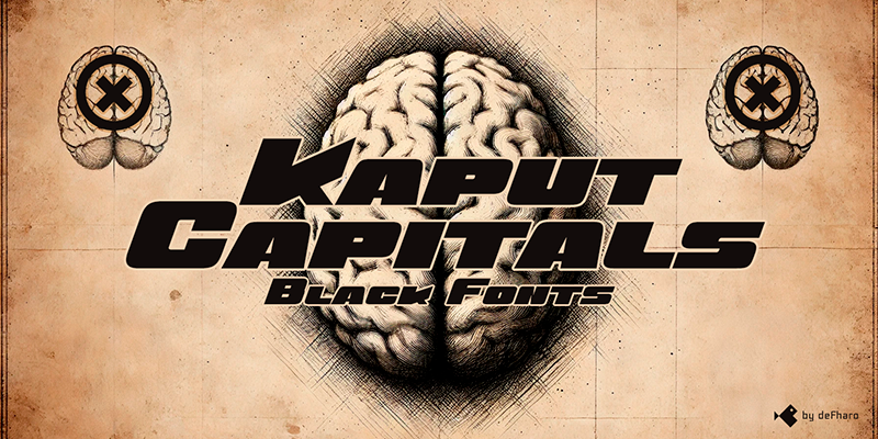 Kaput Black Font