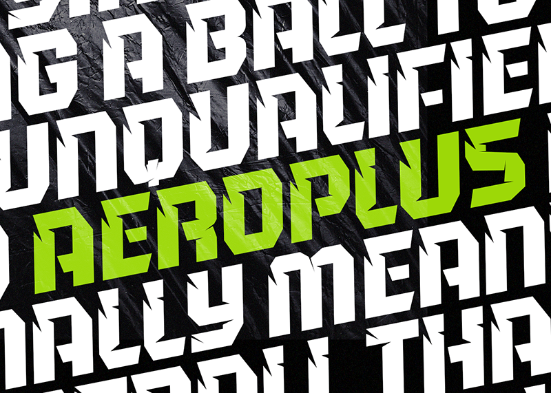 Aeroplus Font