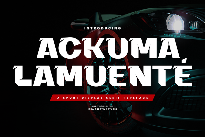 Ackuma Lamuente Font