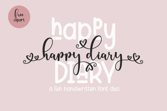 Happy Diary Display Font