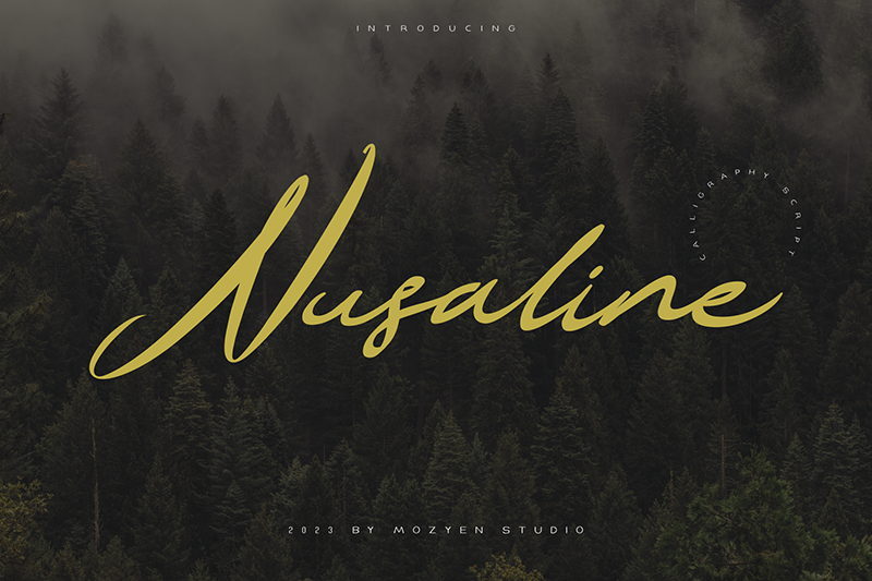 Nusaline Font