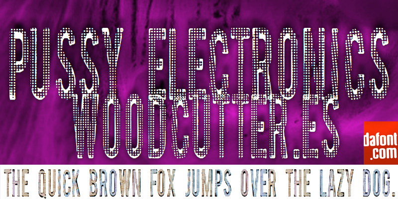 Pussy Electronics Font