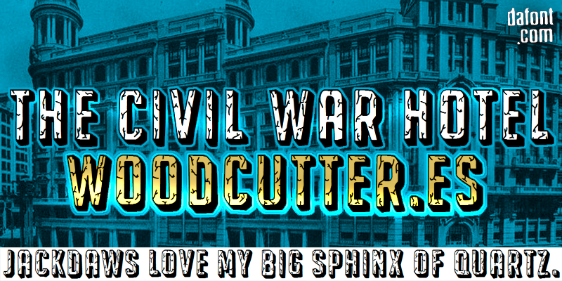 The Civil War Hotel Font