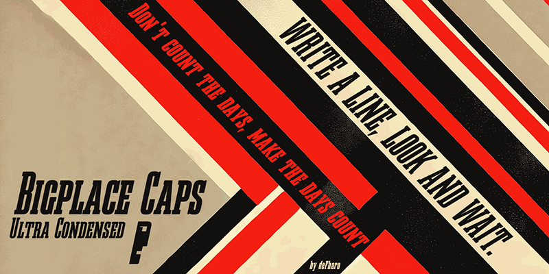 Bigplace Caps Font