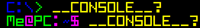 Console Font