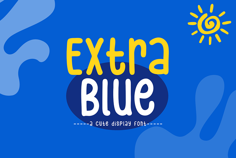 Extra Blue Font